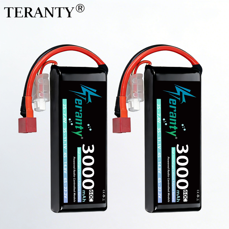 Rc Hobby Grade Car - Bateria Lipo TERANTY 2S 3000mAh 7.4V