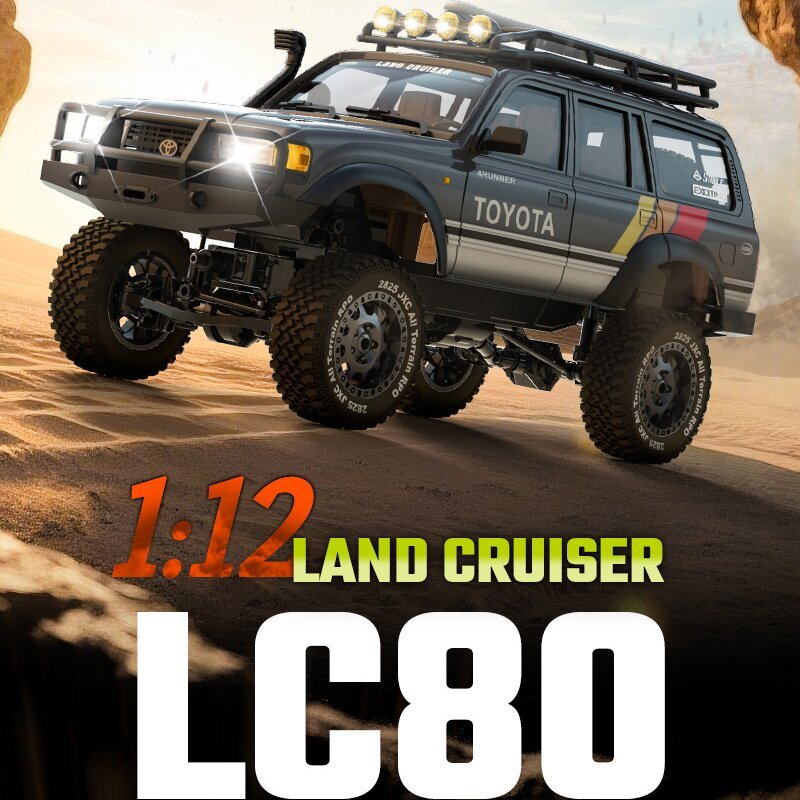 Rc Hobby Grade Car - Carro Crawler Toyota Autorizado LC80 RC,