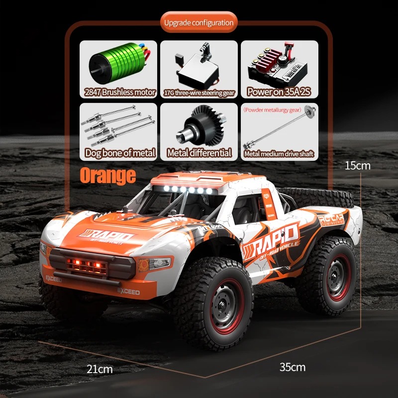 Jjrc q130 1:16 70 km/h 4wd rc  - Rc Hobby Grade Car avaliação e preço