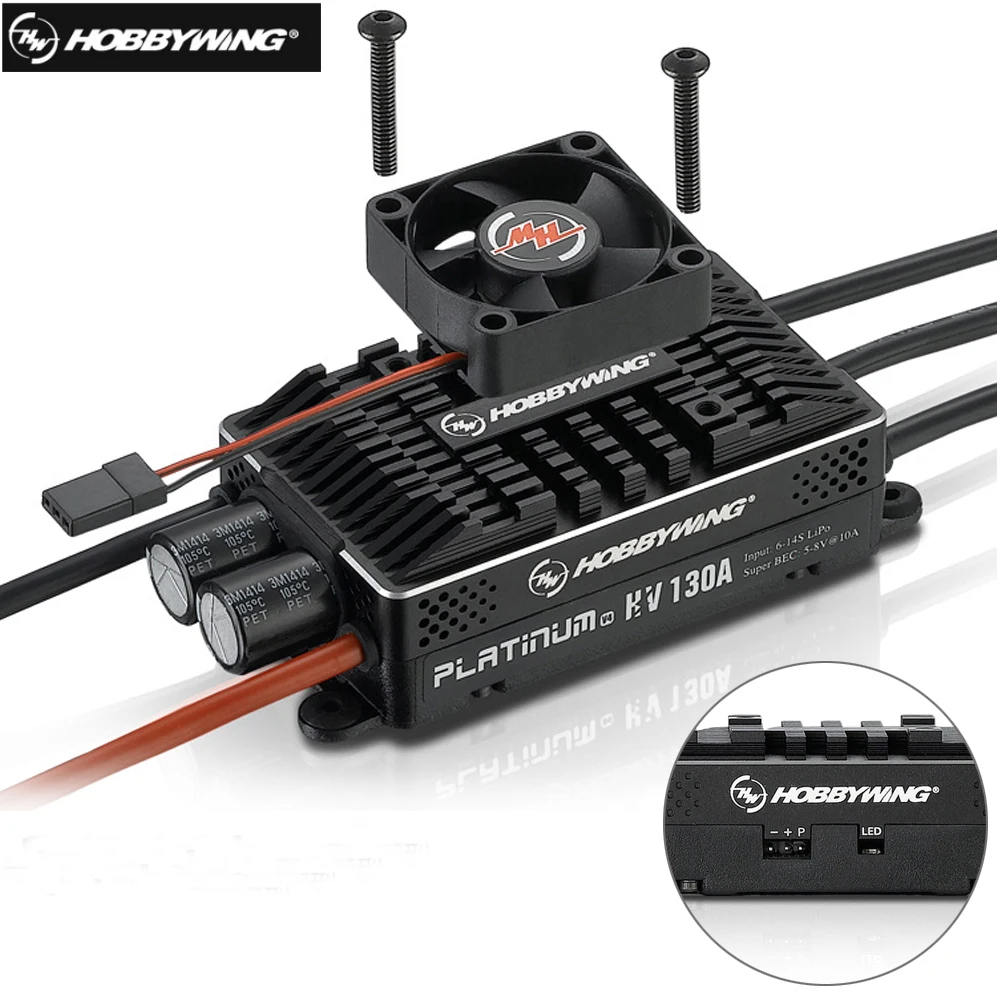 Hobbywing Platinum HV 130A SBE - Rc Hobby Wing avaliação e preço